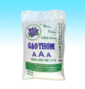 in bao bì đựng gạo